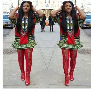 African Print Daishiki